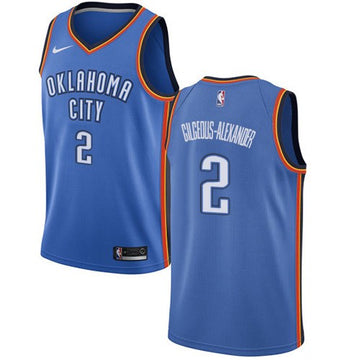 Oklahoma City Thunder blue jersey