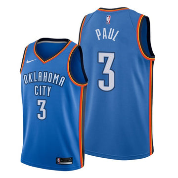 Oklahoma City Thunder blue jersey