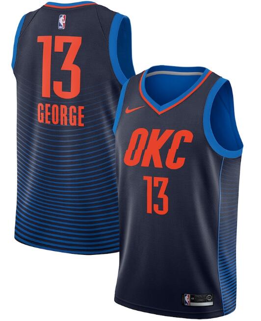 Oklahoma City Thunder navy jersey