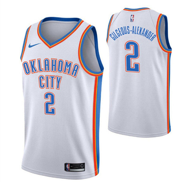 Oklahoma City Thunder white jersey