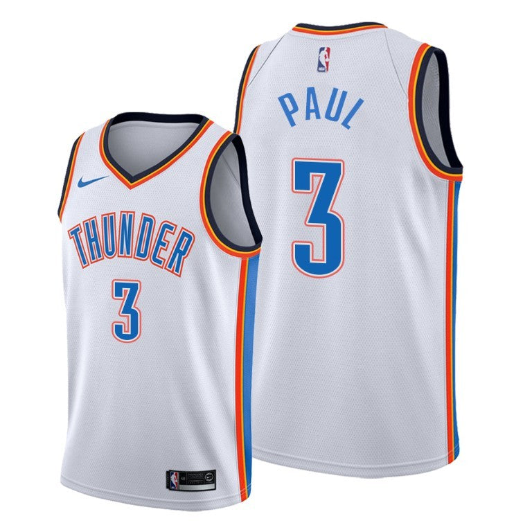 Oklahoma City Thunder white jersey