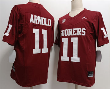 Jackson Arnold Oklahoma Sooners red FUSE jersey