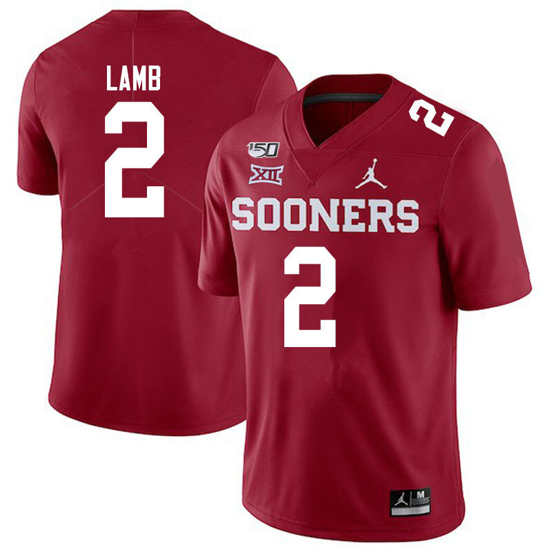CeeDee Lamb Oklahoma Sooners red jersey