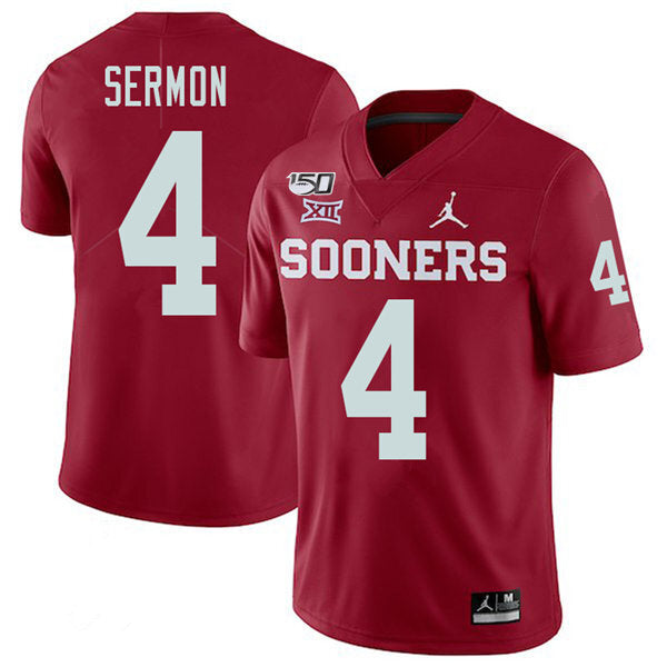 Trey Sermon Oklahoma Sooners red jersey
