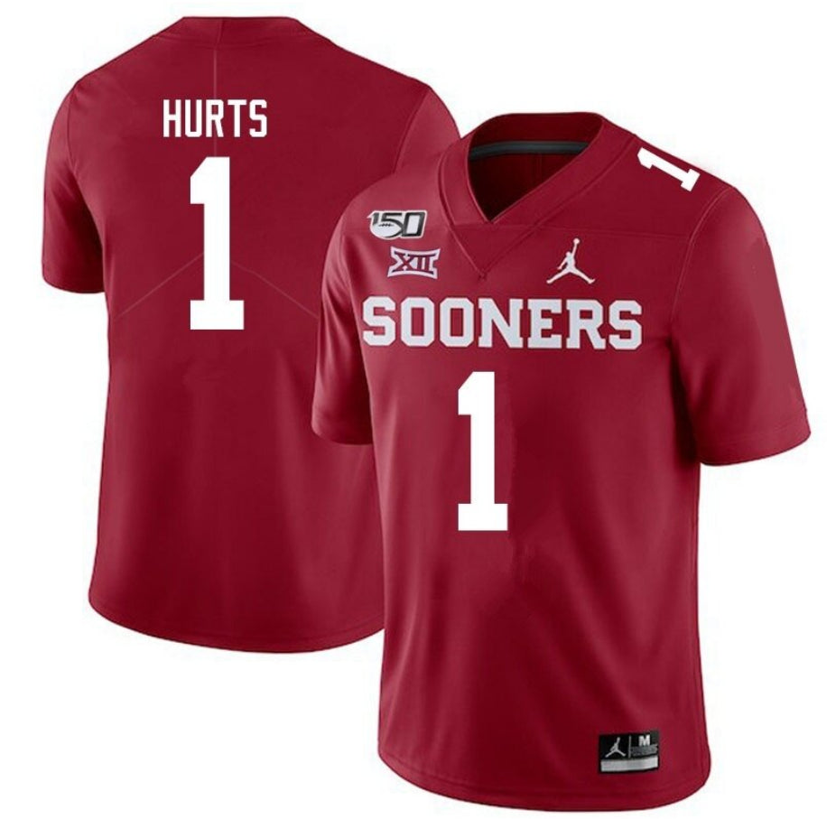Oklahoma Sooners crimson jersey