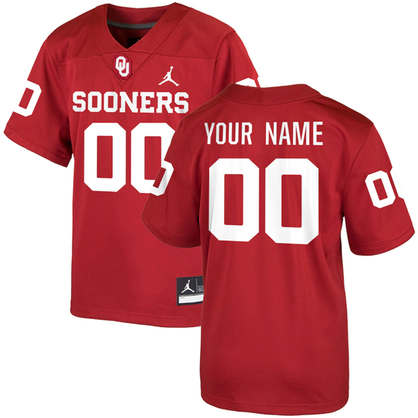 Oklahoma Sooners red jersey