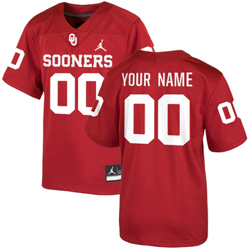 Oklahoma Sooners red jersey