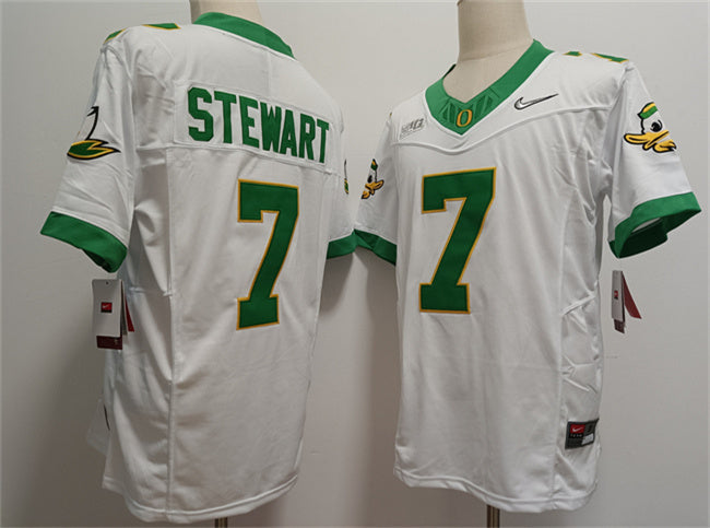 Evan Stewart Oregon Ducks white FUSE jersey
