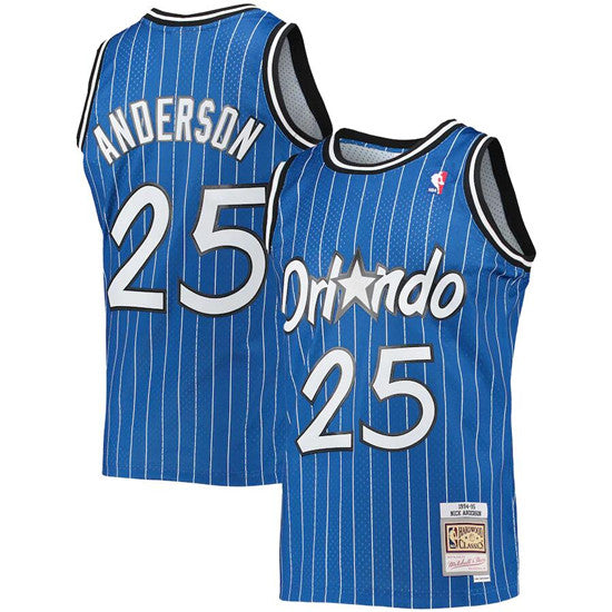 Nick Anderson Orlando Magic blue jersey
