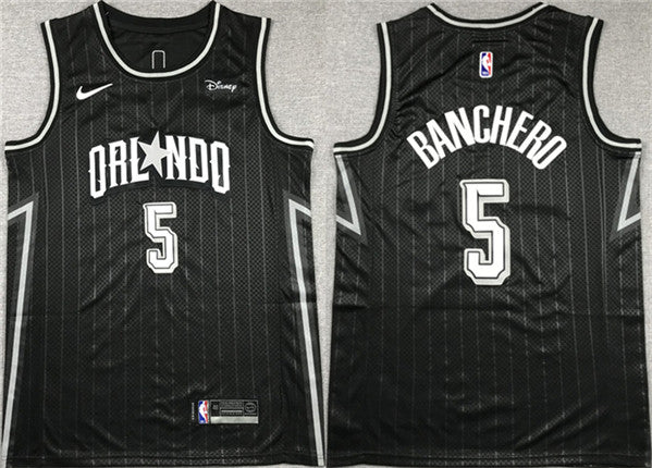 Paolo Banchero Orlando Magic black jersey