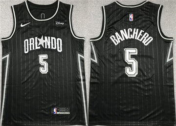 Paolo Banchero Orlando Magic black jersey