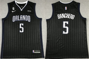 Paolo Banchero Orlando Magic black jersey