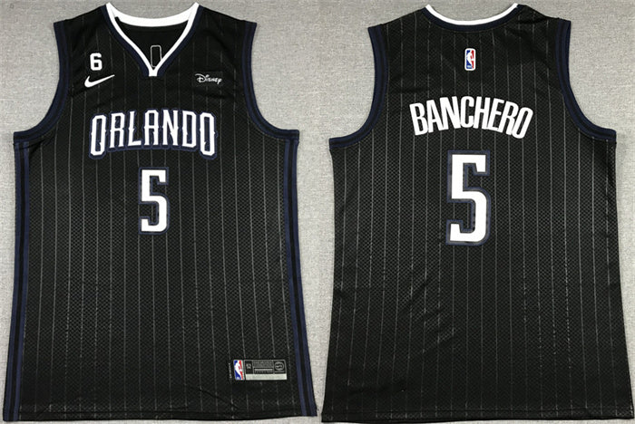 Paolo Banchero Orlando Magic black jersey