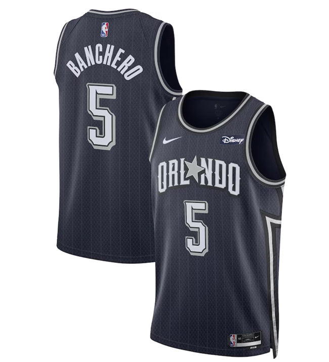 Paolo Banchero Orlando Magic navy City Edition jersey