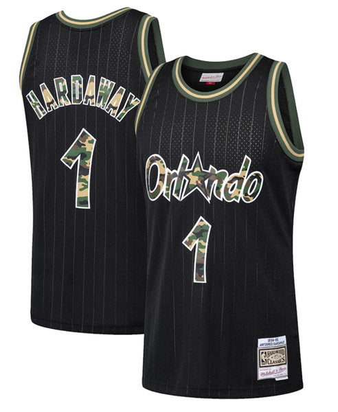 Custom Orlando Magic black jersey