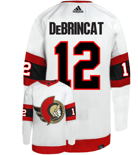 Alex DeBrincat Ottawa Senators white Home jersey