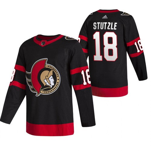 Tim Stutzle Ottawa Senators black Home jersey