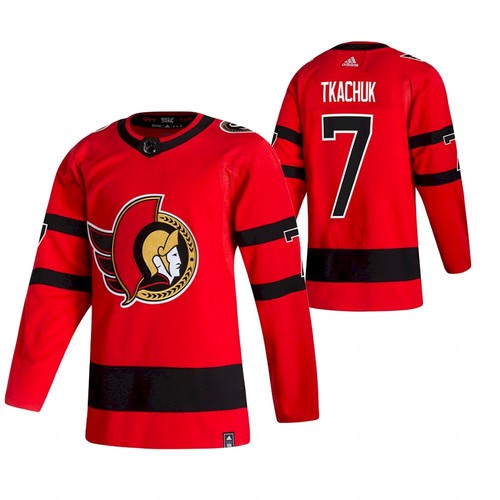 Brady Tkachuk Ottawa Senators red Reverse Retro jersey