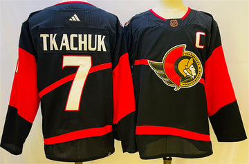 Brady Tkachuk Ottawa Senators black jersey