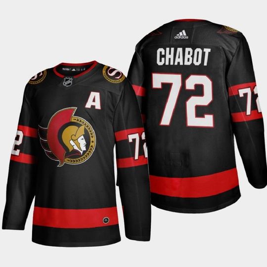 Thomas Chabot Ottawa Senators black Home jersey