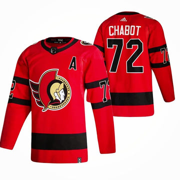 Thomas Chabot Ottawa Senators red Reverse Retro jersey