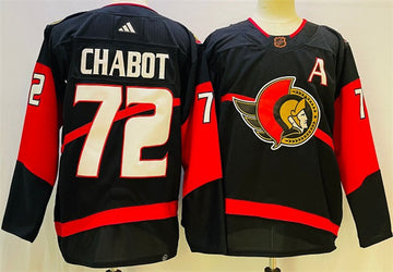 Thomas Chabot Ottawa Senators black jersey