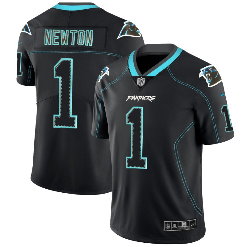 Cam Newton Carolina Panthers black Color Rush jersey