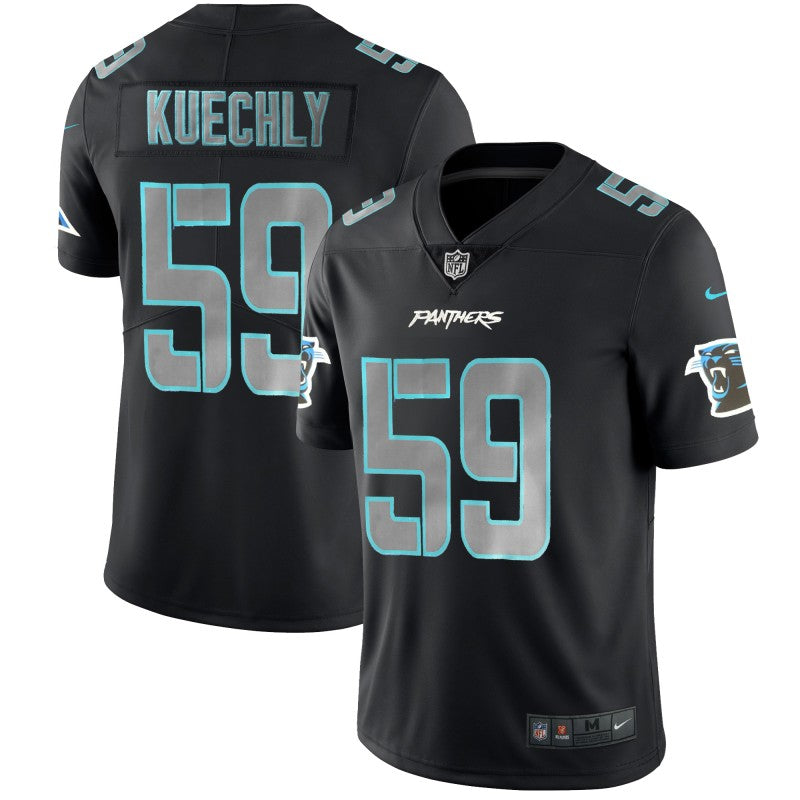 Luke Kuechly Carolina Panthers black jersey