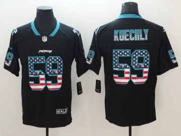 Luke Kuechly Carolina Panthers black Color Rush jersey