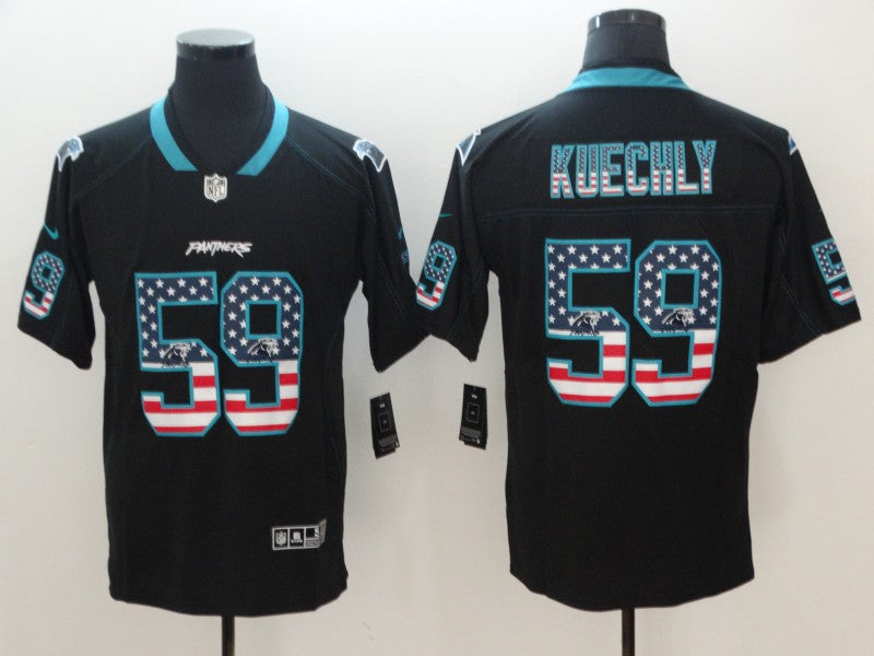 Luke Kuechly Carolina Panthers black Color Rush jersey