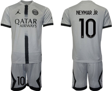 Neymar Jr Paris Saint-Germain gray jersey