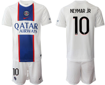 Neymar Jr Paris Saint-Germain white Away jersey