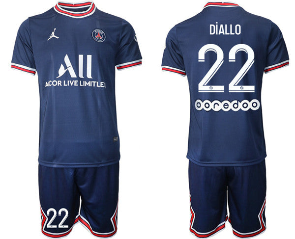 Diallo Paris Saint-Germain blue jersey