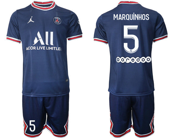 Marquinhos Paris Saint-Germain blue jersey