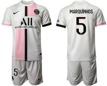 Marquinhos Paris Saint-Germain white jersey