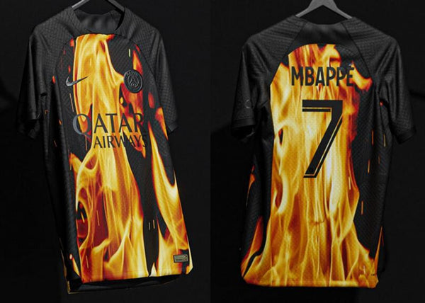 Mbappe Paris Saint-Germain black jersey