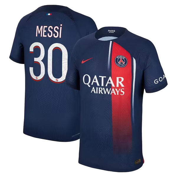 Custom Paris Saint-Germain navy Home jersey
