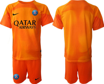 Custom Paris Saint-Germain orange jersey