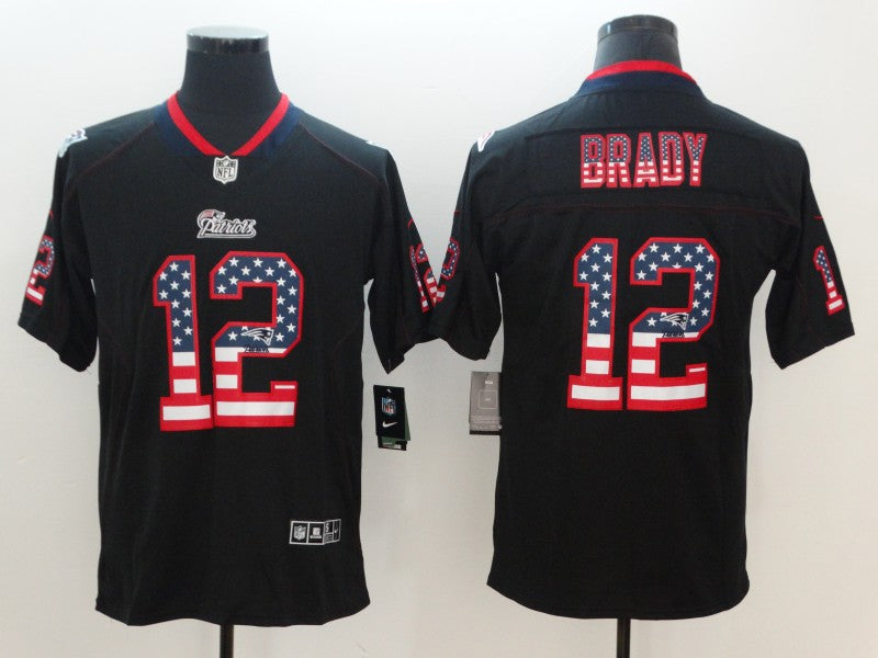 Tom Brady New England Patriots black Color Rush jersey