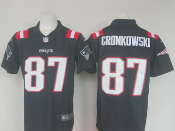 Rob Gronkowski New England Patriots navy jersey