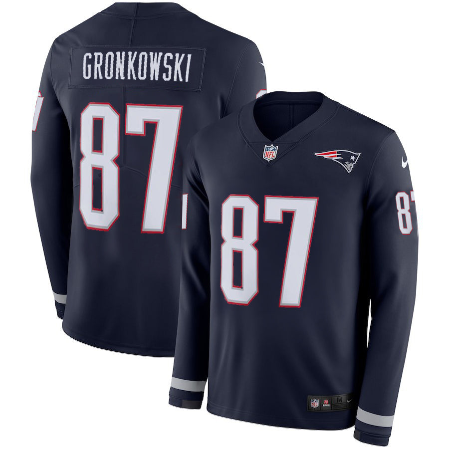 Rob Gronkowski New England Patriots navy jersey