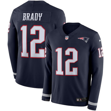 Custom New England Patriots navy jersey