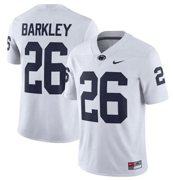 Saquon Barkley Penn State Nittany Lions white jersey