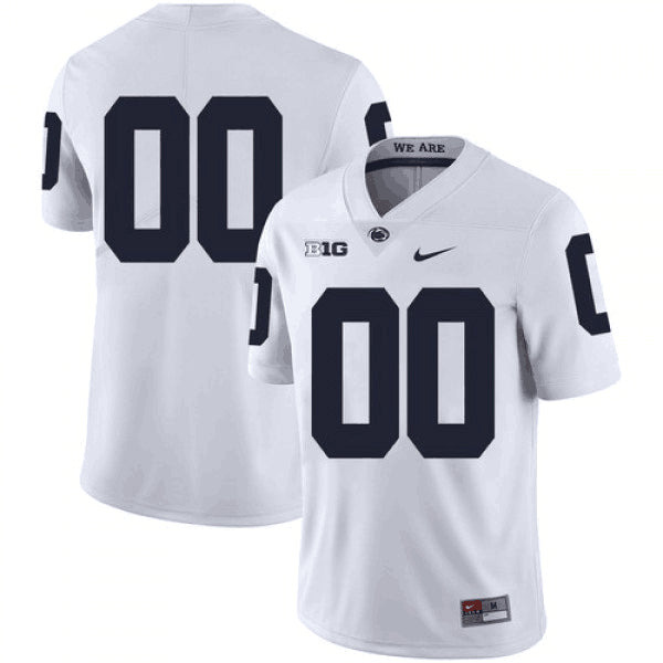 Custom Penn State Nittany Lions white jersey