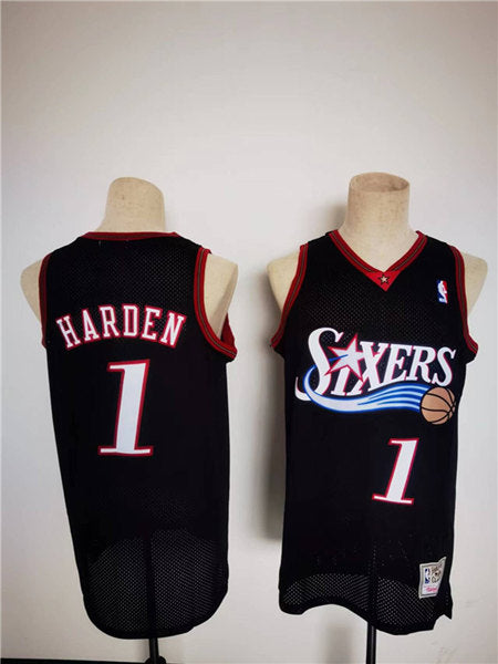 James Harden Philadelphia 76ers black jersey