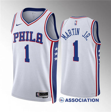 Kenyon Martin Jr Philadelphia 76ers white jersey