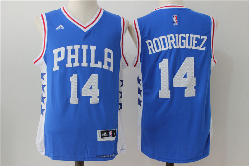 Rodriguez Philadelphia 76ers blue jersey