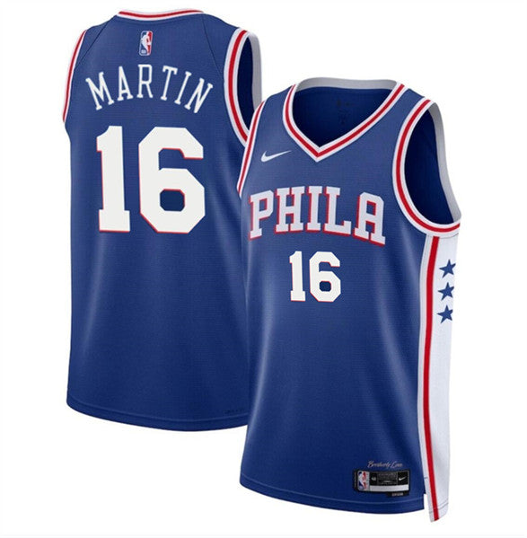 Caleb Martin Philadelphia 76ers royal jersey