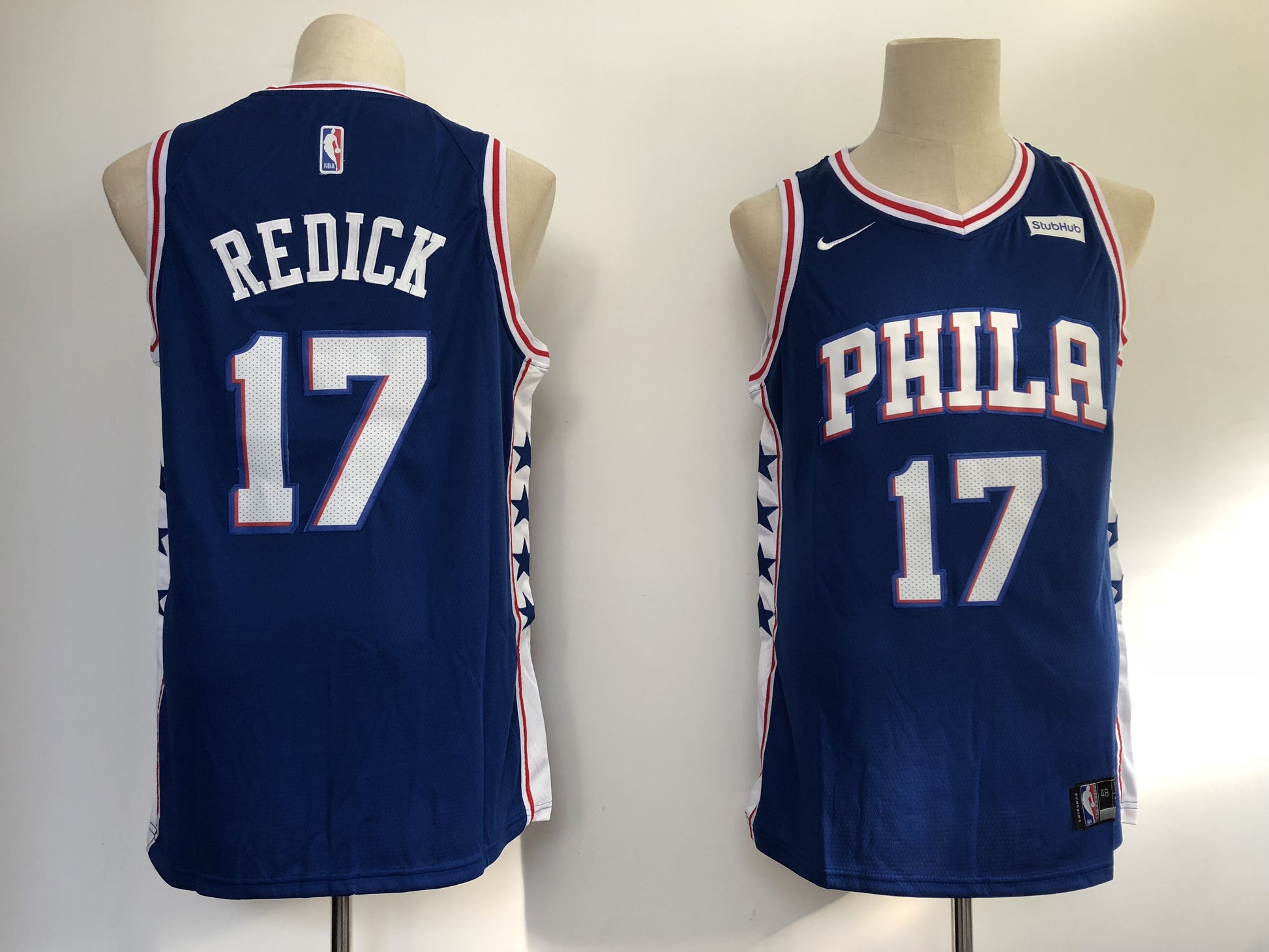 JJ Redick Philadelphia 76ers blue jersey