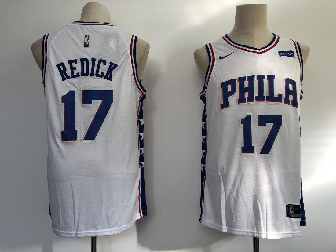JJ Redick Philadelphia 76ers white jersey